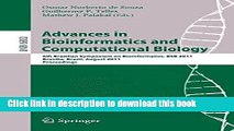 Read Advances in Bioinformatics and Computational Biology: 6th Brazilian Symposium on
