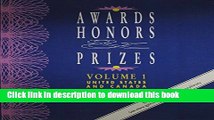 Read Awards, Honors   Prizes PDF Online