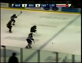 Mitchell Theoret Goal  Barrie Colts @ Brampton Battalion 02-17-13