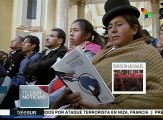 Bolivia publica libro sobre intentos injerencia gas de EE.UU.