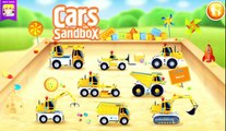 Cartoon Tractor For Kids - Cars in sandbox  Construction Vehicles - App For Children