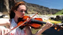 Welcome Home (Radical Face) - At Shoshone Falls - Piano-Violin Cover - 92 Keys