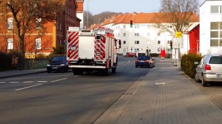 Feuerwehr Bad Hersfeld STLF 20/25 auf Einsatzfahrt