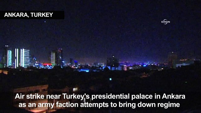 Turkey: Jets bomb near Turkish presidential palace in Ankara