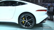 Vidéo en direct de Genève 2014 -  Jaguar F-Type Coupé, l'été c'est toujours mieux avec un chapeau