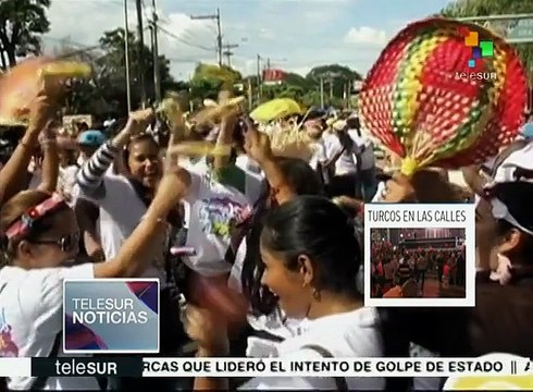 Nicaragua: realizan caminata en apoyo al gobierno de Daniel Ortega