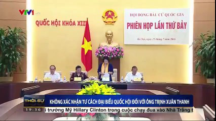 Không xác nhận tư cách đại biểu Quốc hội với ông Trịnh Xuân Thanh