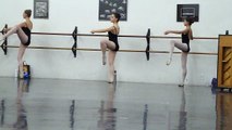 Ballet Class Fondue and Arabesque Combination, Ages 15-17