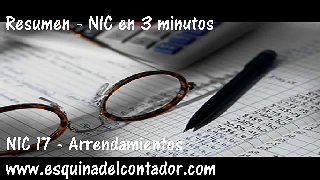 NIC 17 - Arrendamientos (Resumen en 3 minutos)