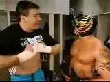 Eddie Guerrero, Rey Mysterio & Booker T Backstage 1/27/05