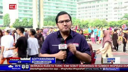 Warga Ibukota Kembali Penuhi Area Car Free Day