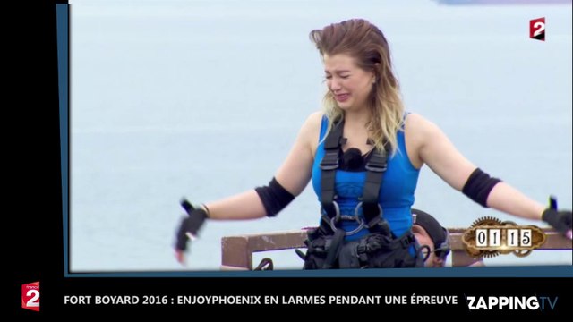 Fort Boyard 2016 : EnjoyPhoenix en larmes pendant une épreuve terrible