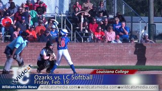 LC Softball vs. Ozarks - Feb. 19, 2016