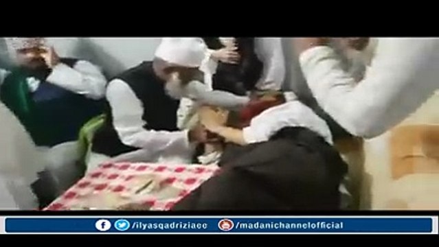 Syed Muzaffar Shah mulaqat with Ameer Ahle Sunnat