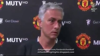 Wigan vs Manchester United 0-2 - Jose Mourinho First Post Match Interwiew (FULL)