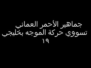 جماهير سلطنة عمان تسوي حركة الموجة في خليجي 19