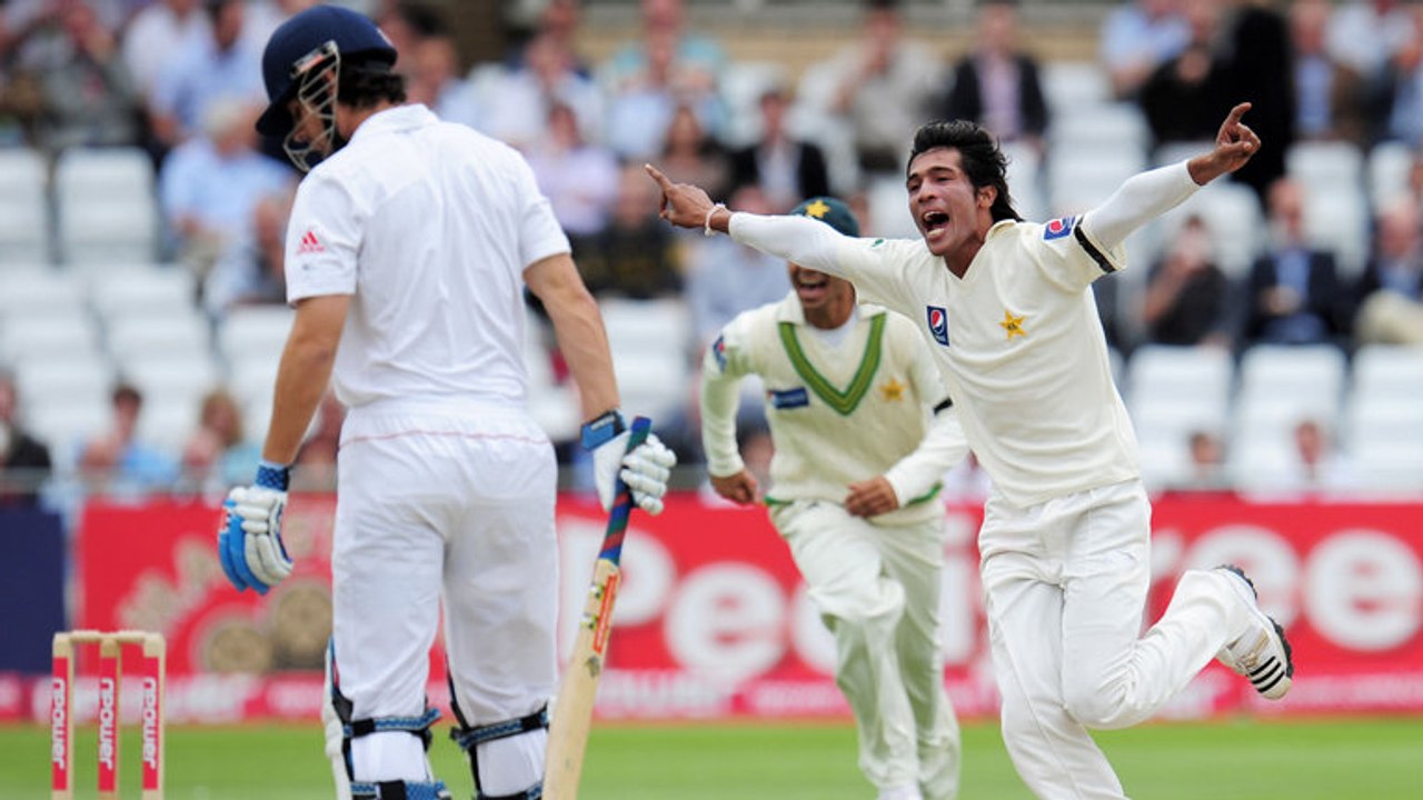 Mohammad Amir vs Alastair Cook in Lords Test Two Drop Catches Then Wicket
