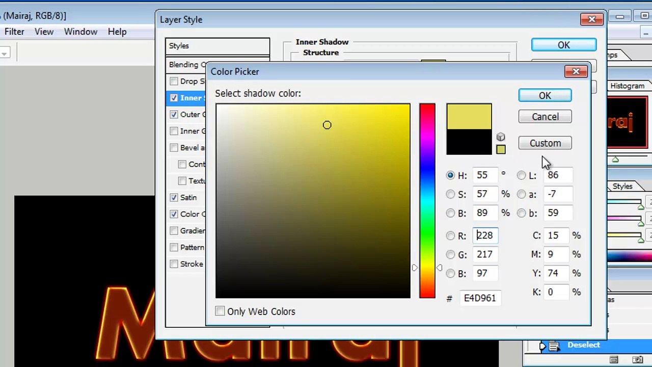 How To Create Fire Text Effect Photoshop - Easy Tutorial