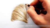 Dessin de cheveux ultra réaliste par Emmy Kalia