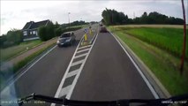 Un chauffeur débile se venge d'un camion... Dangereux!