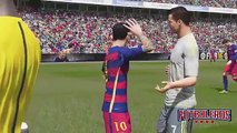 Cristiano Ronaldo vs Messi - FIFA 16 Fight HD - Ronaldo vs Messi Pelea en FIFA 16