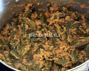 - BHINDI MASALA - Bajias cooking