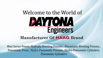 HAAG Pneumatic Presses