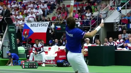 Coupe Davis : L'Equipe de France à un point des demi-finales !