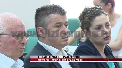 Servet Pëllumbi publikon ditarin politik - News, Lajme - Vizion Plus