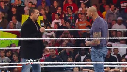 Batista clashes with Alberto Del Rio- Raw, Feb. 3, 2014