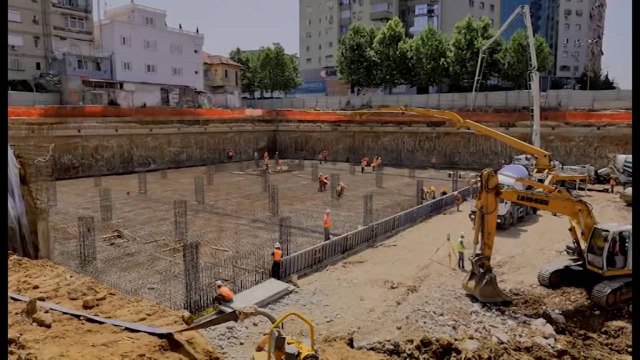 TIRANA,KANTIER GJATE VERES,PUNIME NE SHESHIN “SKENDERBEJ” DHE NE PERIFERI LAJM mpg