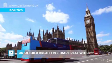 UK offered Brexit free trade deal with Australia