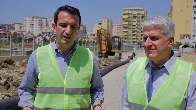 Veliaj inspekton punimet për ndërtimin e rrugës së Kosovarëve - Top Channel Albania - News - Lajme