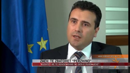 Zaev: Të zbatohet “Perzhino” - News, Lajme - Vizion Plus