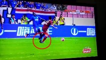 Demba Ba Horrific Leg Break vs Shanghai SIPG F.C.!