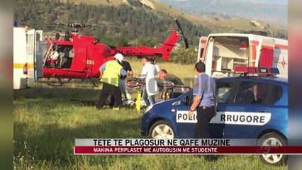 Aksident në Qafë Muzinë me 8 të plagosur - News, Lajme - Vizion Plus