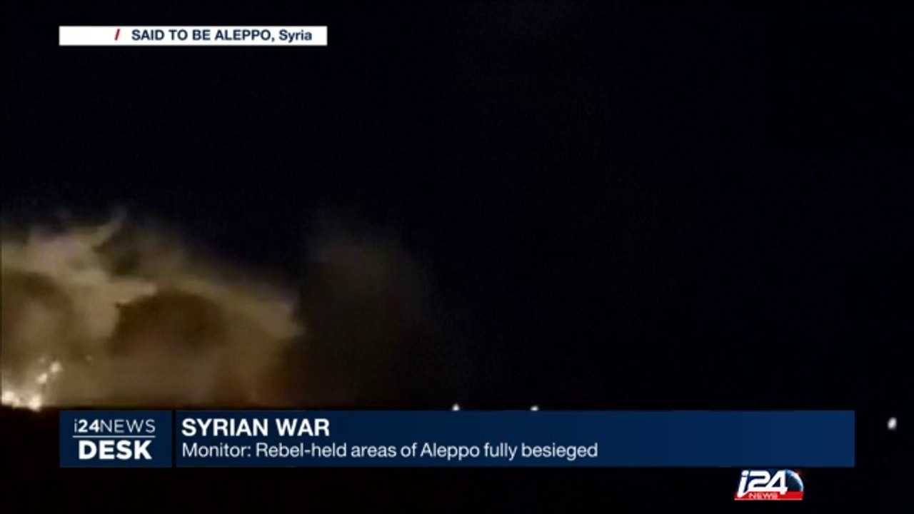 Syrian war: rebel-held areas of Aleppo fully besieged