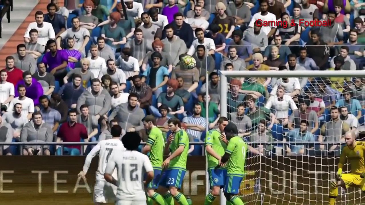 Ronaldo and the spirit foul to grief in football rabona Fifa 16
