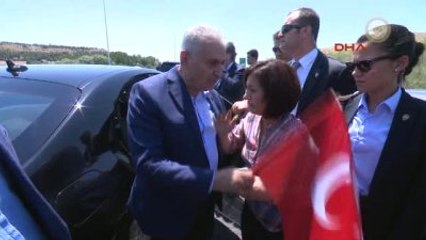 Başbakan Yıldırım'ı Duygulandıran Sözler Bir Oğlum Var, Size Kurban Olsun