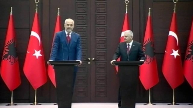 Report TV - Rama takon Yildirim, bisedime për sigurinë dhe sfidat e ekonomisë