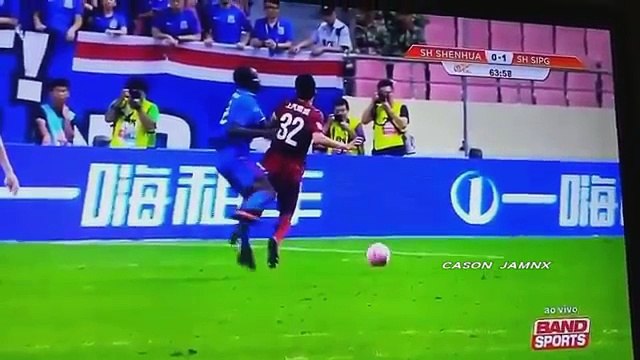 Demba Ba Horrific Leg Break vs Shanghai Sipg 17 07 2016 - demba ba horrific injury breaks leg