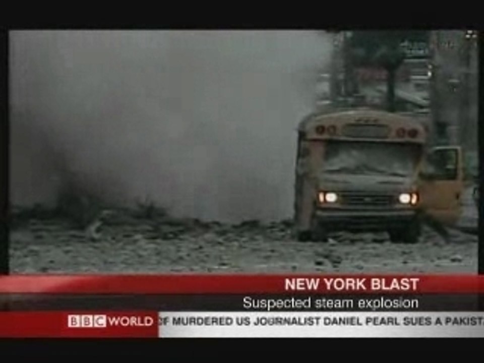 Explosion d'un pipeline à NY BBC