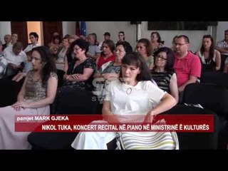 Download Video: NIKOL TUKA, KONCERT RECITAL NË PIANO NË MINISTRINË Ë KULTURËS