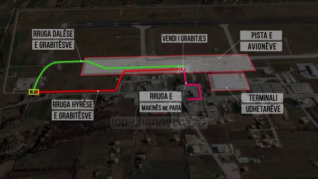 PA KOMENT: Kamerat e sigurisë zbardhin grabitjen në Rinas - Top Channel Albania - News - Lajme