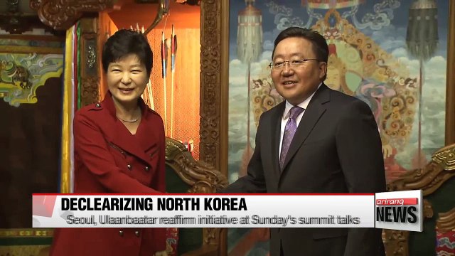 Korea-Mongolia reaffirms to denuclearize N.Korea, begin EPA discussion for trade
