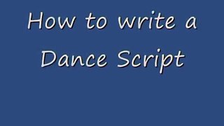 Scripting Tutorial : Dance Animation 1