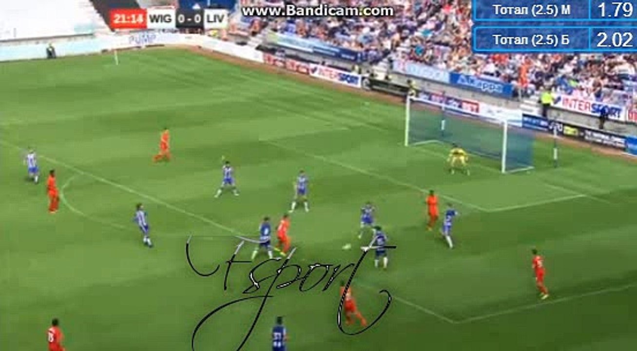 Phillipe Coutinho Big Chance  - Wigan Athletic vs Liverpool Friendly Match 7 17 2016