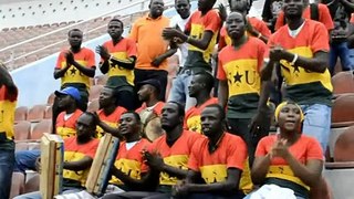 Ghanaian Football Fans at Black Queens v. Cameroon (5/26/2012)