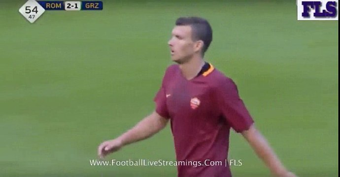 Edin Dzeko Goal HD- AS Roma 2-1 Terek Grozni Club Friendly 17.07.2016
