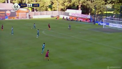 Edin Dzeko goal after Totti amazing asisst vs Terek (17-07-2016)